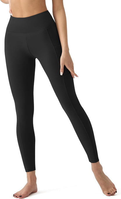 High Waisted Leggings for Women - Tummy Control Yoga Pants for Workout Running Athletic Women's Leggings Plus Size