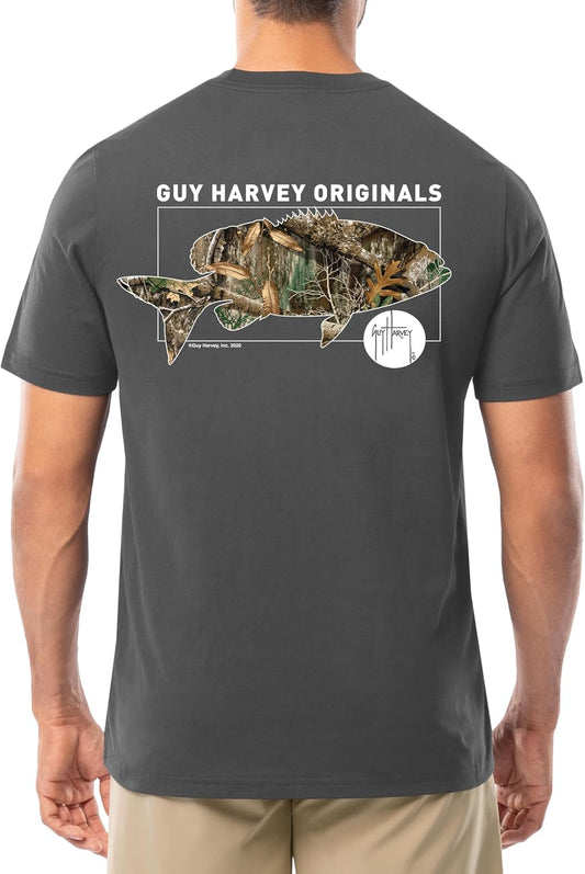 Guy Harvey Men’s Short Sleeve Cotton Graphic T-Shirt