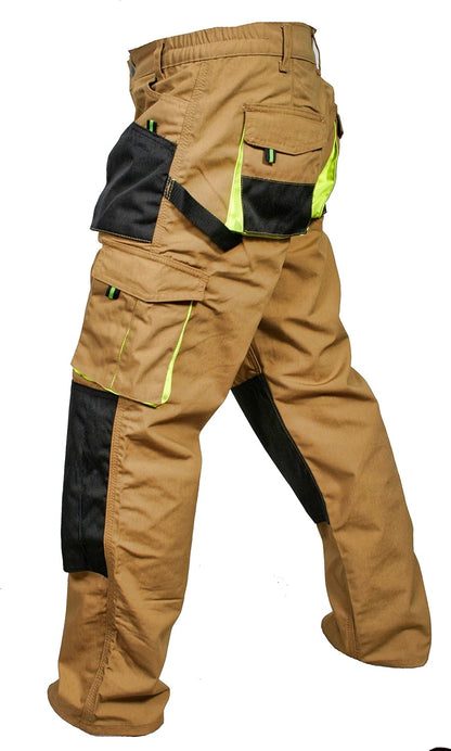 Juicy Trendz Work Trousers for Men - Men's Work Utility & Safety Pants for Construction and Outdoor Activities