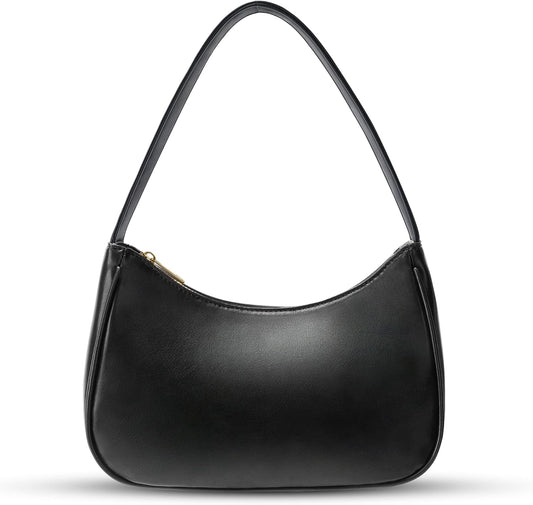 Women's Shoulder Bags, Small Hobo Tote Elegant Clutch Purse with Zipper Closure