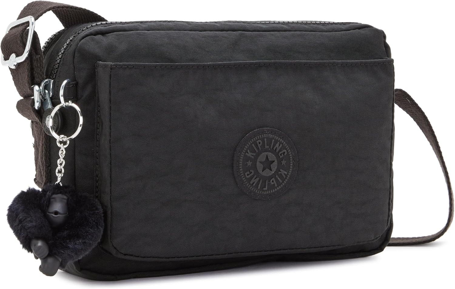 Kipling Women’s Abanu Medium Crossbody Bag, Lightweight, Adjustable Nylon Waist Pack with Multi-Compartment Zip Pockets