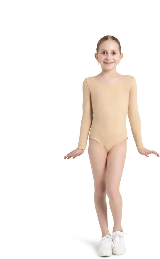 Capezio Girls' Team Basics Long Sleeve Leotard