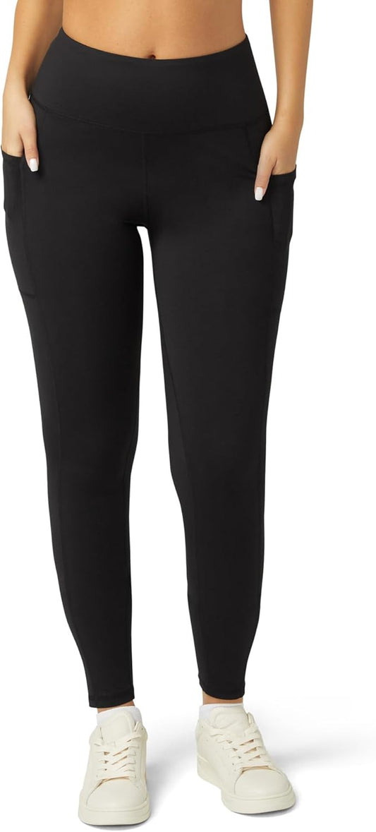 No Nonsense Leggings for Women with Tummy Control and Pockets, Athletic High Waist Yoga Pants