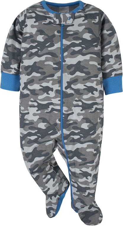 Onesies Brand Baby Boys' 4-Pack Sleep 'N Play Footies