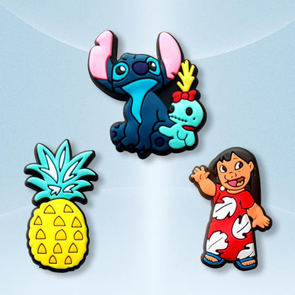 Cartoon Shoe Charms for Clog Sandals Bracelets Decoration, Cute Charms for Party Favor