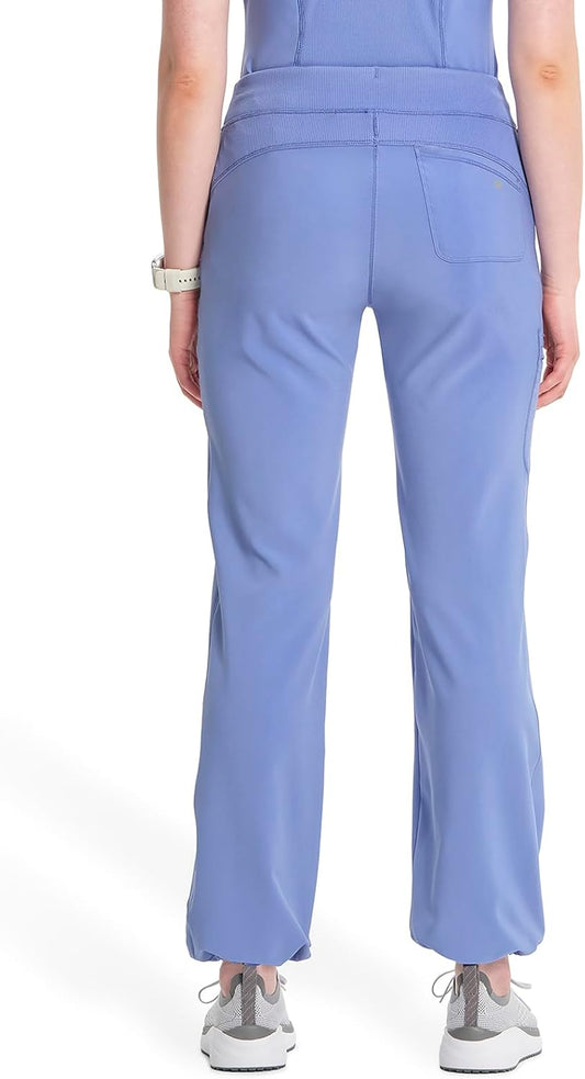 Cherokee Infinity Straight Leg Drawstring Women Scrub Pants 360 Stretch with 4 Pockets 1123A