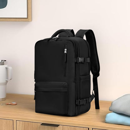 WONHOX Large Travel Backpack Carry on Flight Approved Laptop Work Business Backpack for Women Men Mochila de Viaje