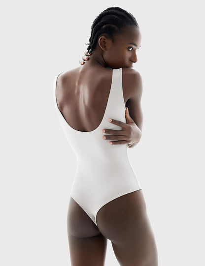 PUMIEY Bodysuit for Women Sleeveless Backless Tank Top Sharp Collection