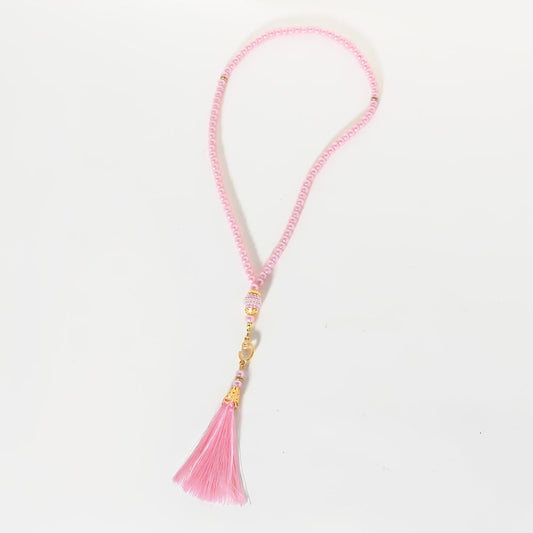 Islam Prayer Beads Tassels Bracelets for Women Meditation Protection Muslim Religion Colored Arab Strand Bangle for Men Boho Chakra Statement Stylish Long Chain Handmade Birthday Gifts