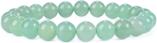 Cherry Tree Collection - Small, Medium, Large Sizes - Gemstone Beaded Bracelets For Women and Men - 8mm Round Beads