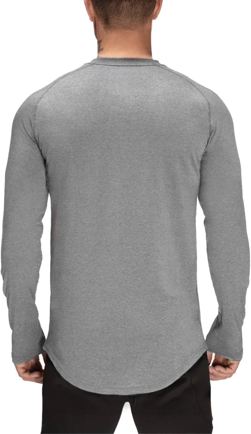Mens Gym Workout Slim Fit Short Sleeve T-Shirt Cotton Performance Athletic Shirts Running Fitness Tee Loungewear