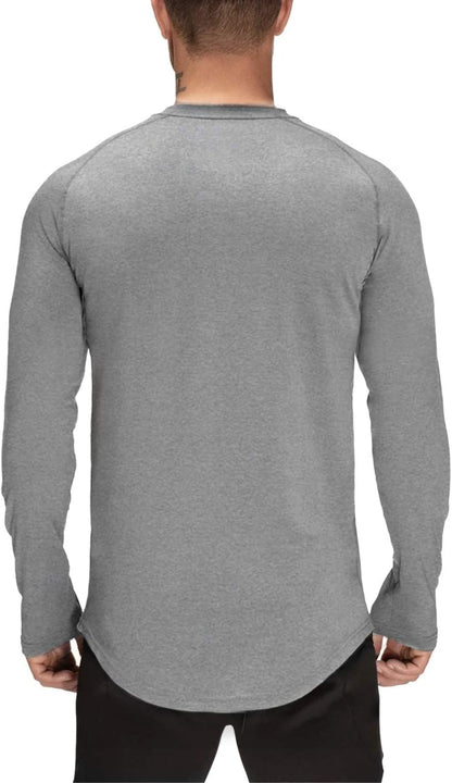 Mens Gym Workout Slim Fit Short Sleeve T-Shirt Cotton Performance Athletic Shirts Running Fitness Tee Loungewear