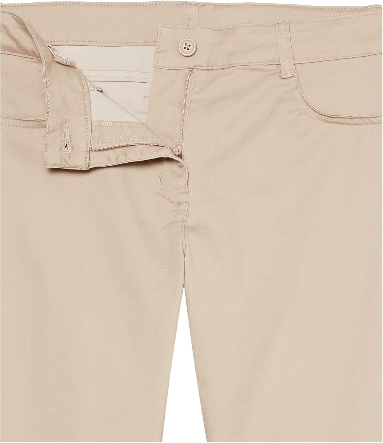 Nautica Girls' Toddler School Uniform Twill Skinny Pants, Comfortable Stretch Material, Wrinkle & Fade Resistant