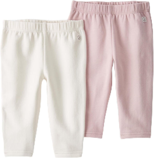 little planet by carter's Baby 2-Pack Terry Pants Made with Organic Cotton