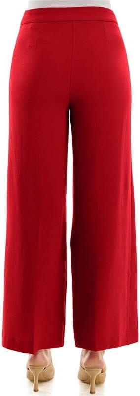 Nanette Nanette Lepore Women's Wide Leg Full Length Crepe Fashion Pant