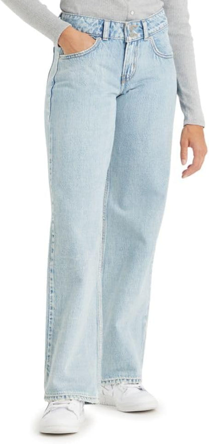 Levi Strauss Signature Gold Women's Superlow Jeans, Not in The Mood Stone, 30 Short