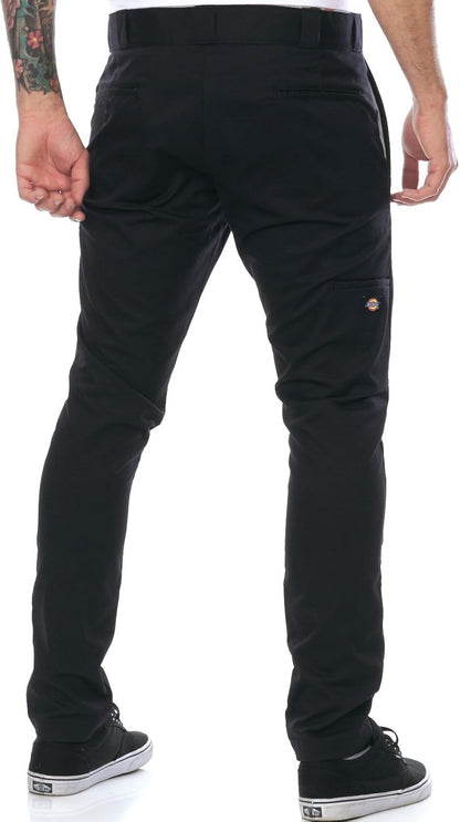 Dickies Men's Skinny Straight Double Knee Work Pants - Durable, Slim Fit, Industrial Uniform & Workwear