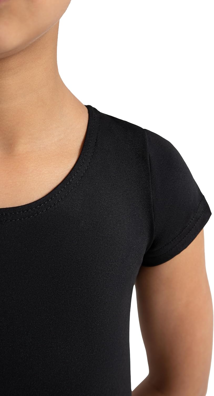 Capezio girls Short Sleeve Leotard - Girls