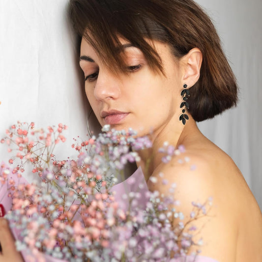 Wedding Rhinestone Dangle Earrings Elegant Bridal Crystal Drop Earrings for Women Bridesmaids Guest Party Prom