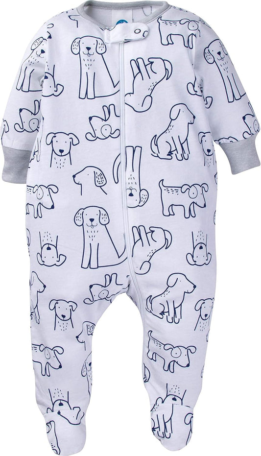 Onesies Brand Baby Boys' 4-Pack Sleep 'N Play Footies