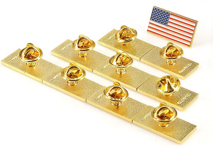TONOS Exquisite American Flag Pin - Stars and Stripes Lapel Pin
