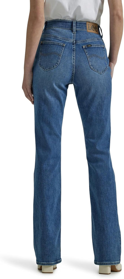 Lee Women's Petite Ultra Lux Comfort with Flex Motion Bootcut Jean