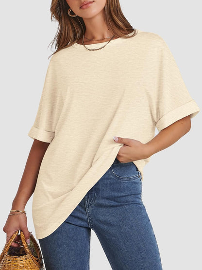 ATHMILE Womens Oversized T Shirts Summer Tops Spring Casual Loose Fit Workout Short Sleeve 2025 Beach Vacation