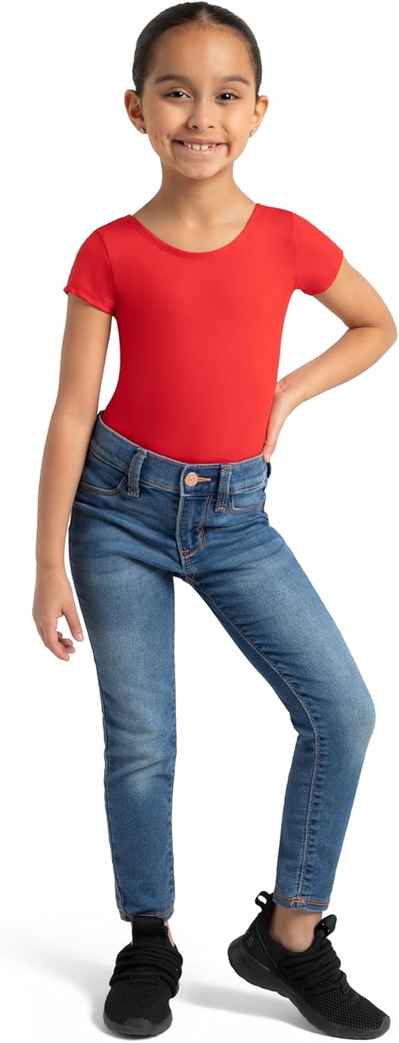 Capezio girls Short Sleeve Leotard - Girls