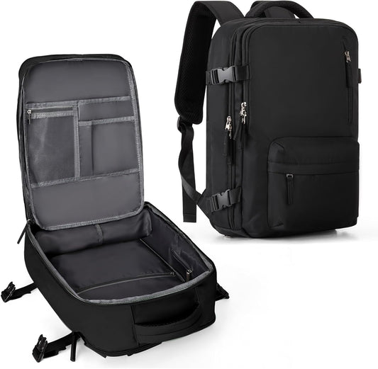 WONHOX Large Travel Backpack Carry on Flight Approved Laptop Work Business Backpack for Women Men Mochila de Viaje