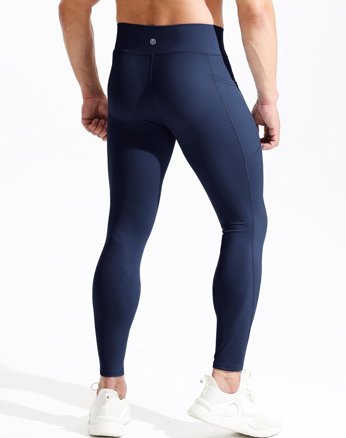 NELEUS Men's Compression Baselayer Running Tights Gym Leggings with Pockets