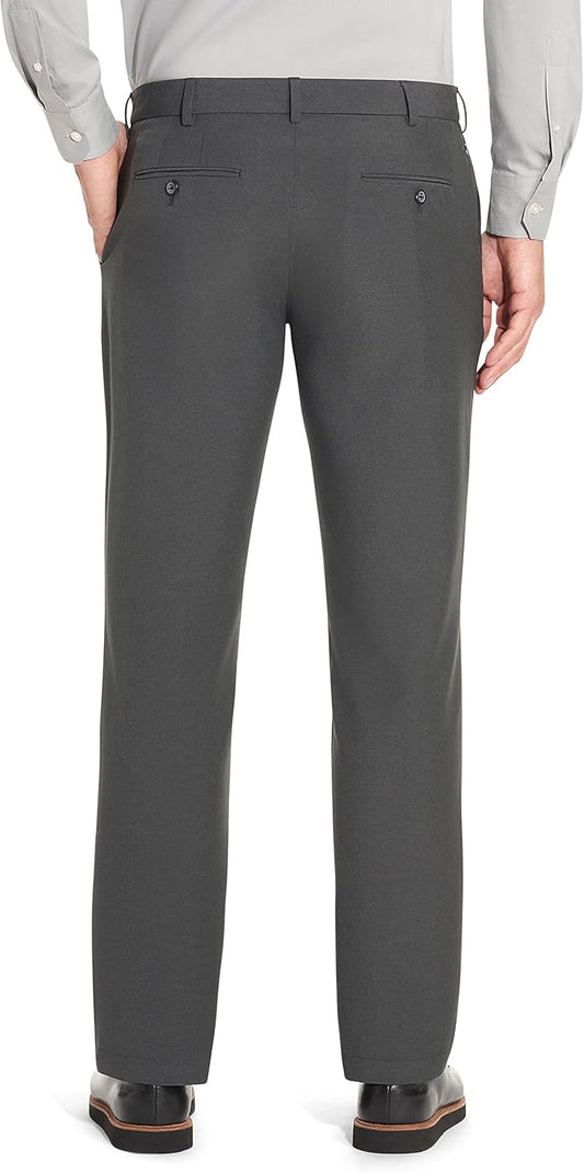 Van Heusen Men's Slim Fit Flex Flat Front Pant