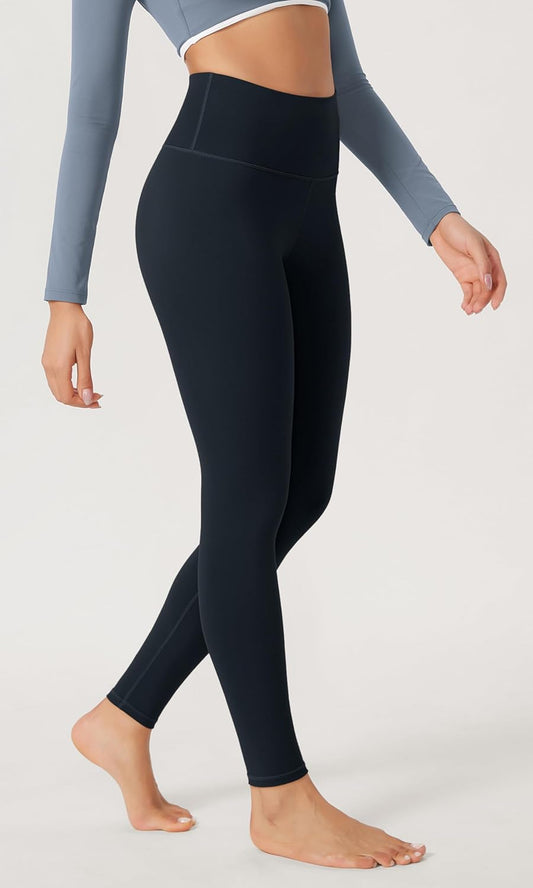 ODODOS Women's High Waist Workout Leggings Tummy Control Yoga Pants - 25" / 28" Inseam, ODLEX Fabric-Stretch, Squat Proof