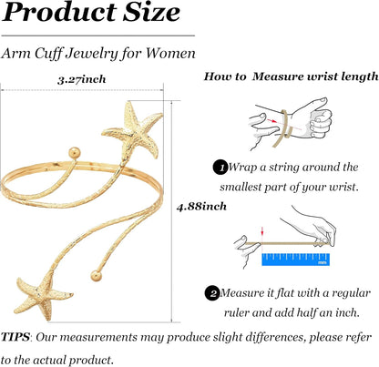 Arm Cuff Bracelet for Women Gold Upper Arm Jewelry Bangle Cuff Bracelets Greek Goddess Halloween Custom Accessories