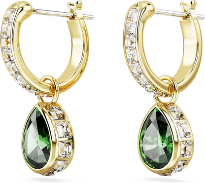 Swarovski Chroma Stud Earring Collection, Rhodium and Gold Tone Finishes, Multi-Color Crystals