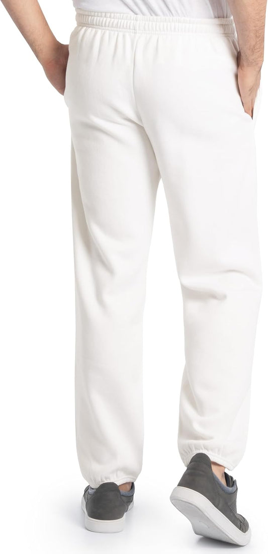 Fruit of the Loom Eversoft Fleece Elastic Bottom Sweatpants with Pockets, Relaxed Fit, Moisture Wicking, Breathable