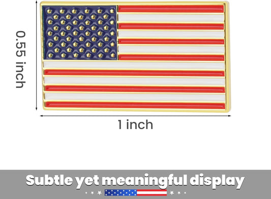 TONOS Exquisite American Flag Pin - Stars and Stripes Lapel Pin