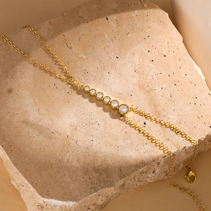 Hand Chain Bracelet for Women: Dainty 14k Gold Silver Plated Ring Chain Bracelets for Women Trendy Jewelry for Wedding Prom Birthday Gifts for Women