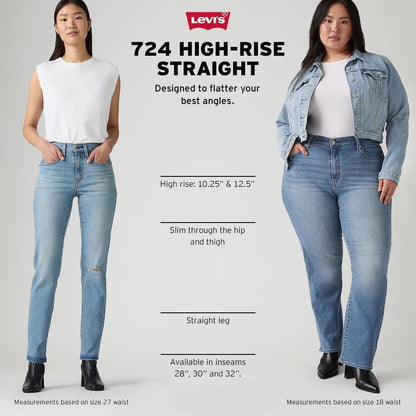 Levi's Women's 724 High Rise Straight Jeans