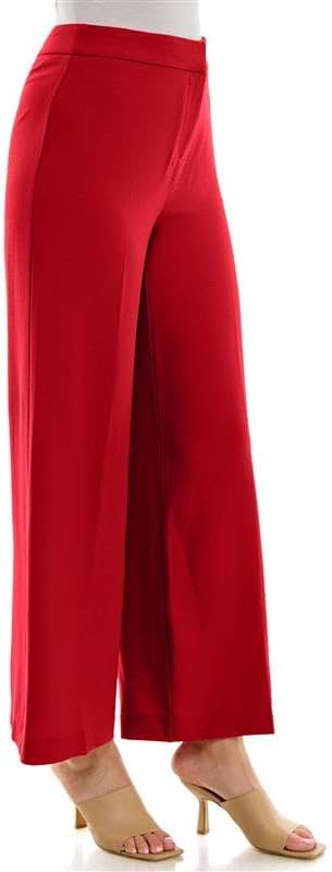 Nanette Nanette Lepore Women's Wide Leg Full Length Crepe Fashion Pant
