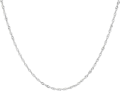 CAITLYNMINIMALIST Stackable Layering Adjustable Sterling Silver 18k Gold Chain Necklace for Women Essential Chain Collection
