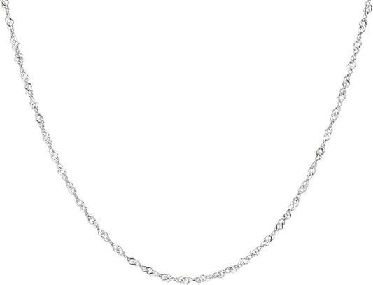 CAITLYNMINIMALIST Stackable Layering Adjustable Sterling Silver 18k Gold Chain Necklace for Women Essential Chain Collection