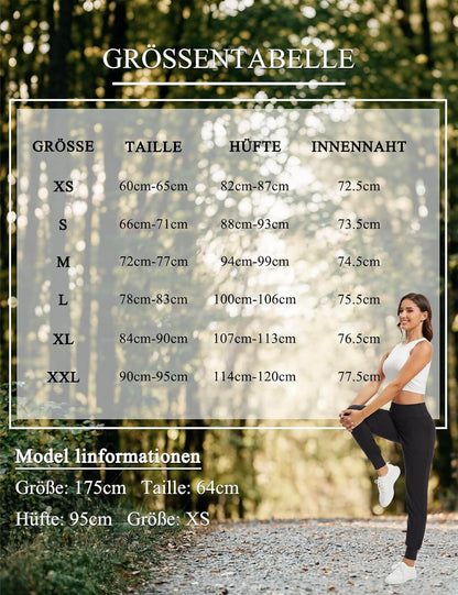 MOVE BEYOND Buttery Soft Women's Yoga Joggers Pants/Capris 4 Pockets High Waist Lightweight Sweatpants Running Lounge Pants