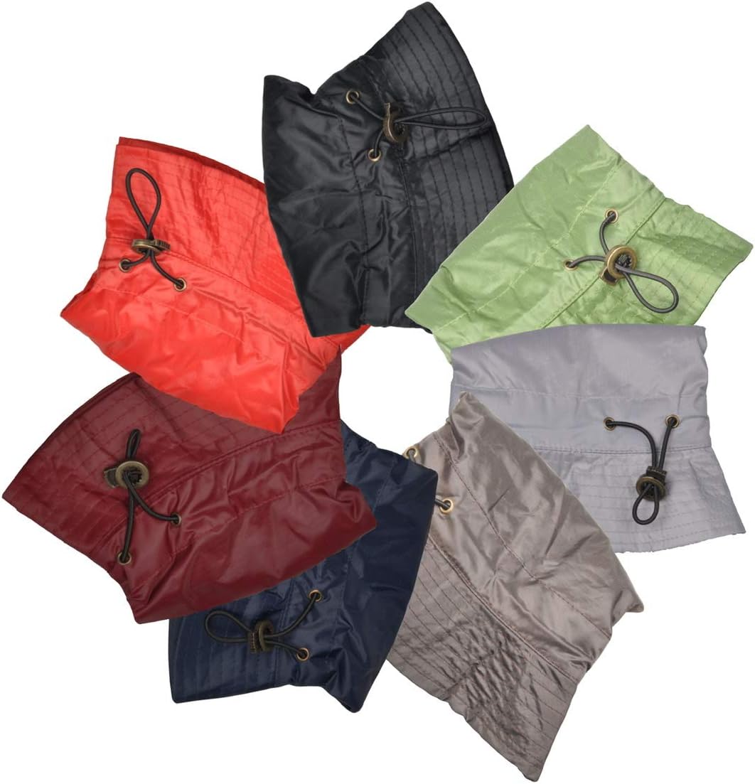 Toutacoo, Adjustable Bucket Rain Hat, Nylon Look