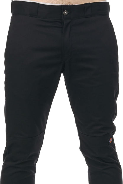 Dickies Men's Skinny Straight Double Knee Work Pants - Durable, Slim Fit, Industrial Uniform & Workwear