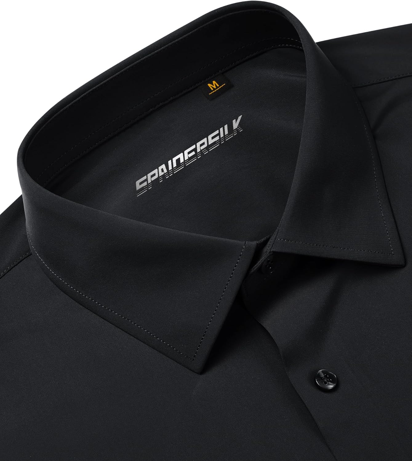 Stretch Mens Dress Shirts Long Sleeve Slim Fit Dress Shirts for Men Muscle Fit Wrinkle Free Button Down Shirt