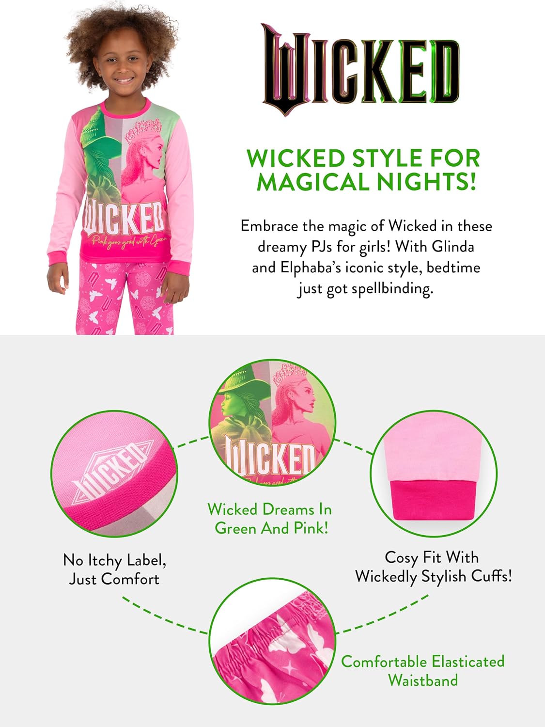 wicked Pajamas | Girls' Pajama Sets | Girls Pajama Set | Sizes 7 To 14