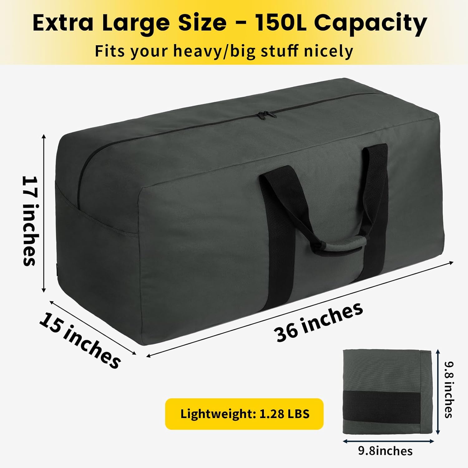 big travel bags for men Vorspack Extra Large Duffle Bag for Travel