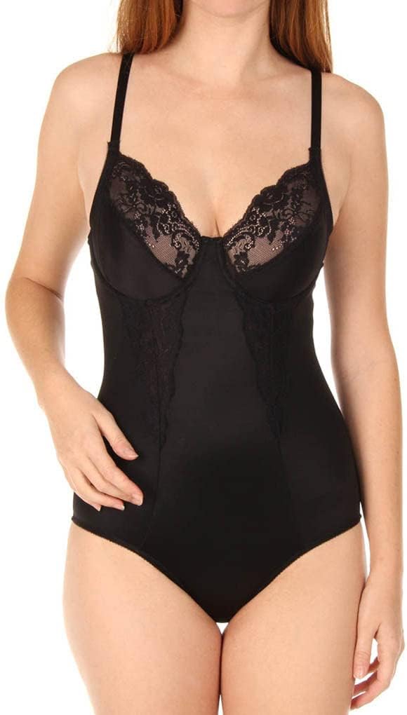 Maidenform Women's Flexees Unlined Cup Built-In Bra Body Shaper, 1456, Buttercream, 38C