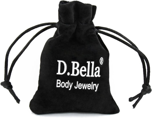 D.Bella Fake Nipple Piercing with Chain Fake Nipple Rings for Women Sexy Non Piercing Nipple Ring with Necklaces Adjustable Nipple Noose Fake Nipple Ring Non Piercing Nipple Jewelry