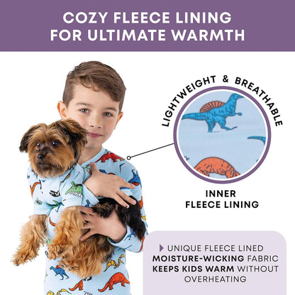 Rocky Kids Onesie Cozy Jumpsuit, Unisex, Fleece Lined, for Boys & Girls, Long Sleeve Thermals (Stay-Soft)